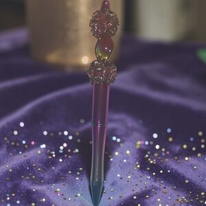 Decorative Multicolor Floral Pen